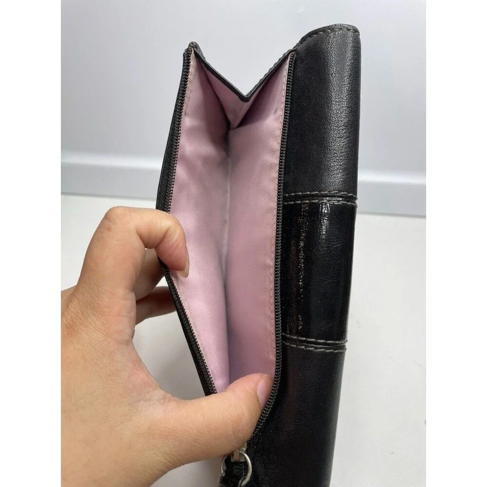 RARE COACH MADISON SLIM ENVELOPE TRIFOLD CHECKBOOK LEATHER CLUTCH PURSE WALLET